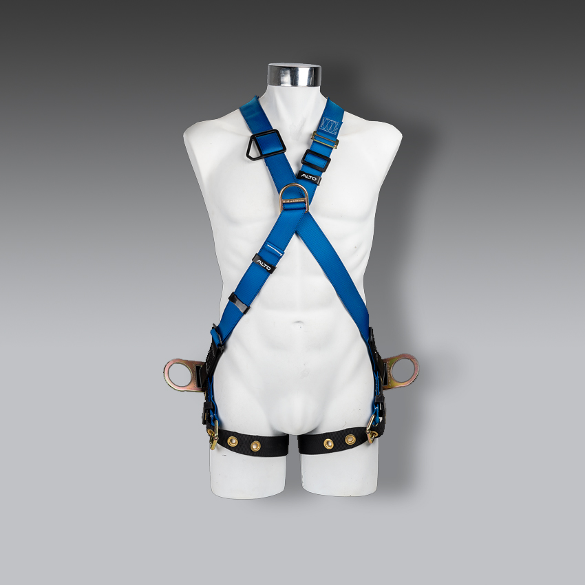 arnes para la seguridad industrial arnes de posicionamiento cruzado de machuelo talla extra large modelo a6t xxl marca alto